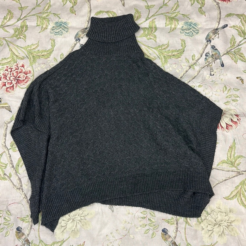 Joe Fresh Grey poncho/cape